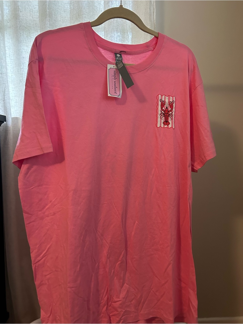 Bright Pink Women’s Simply Southern Christmas Tee